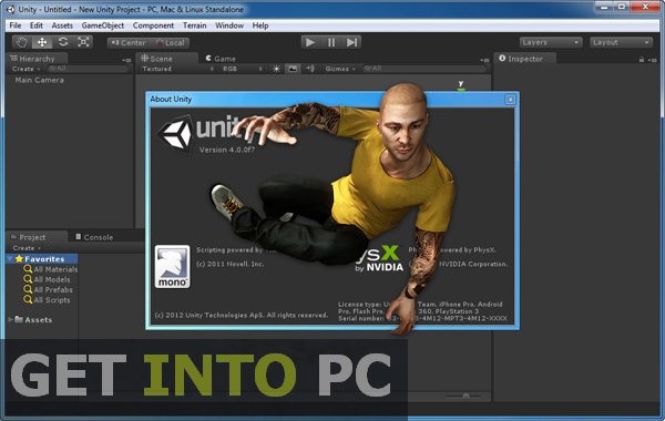 unity free game making software