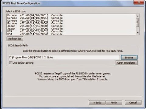 ps2 emulator bios windows 8