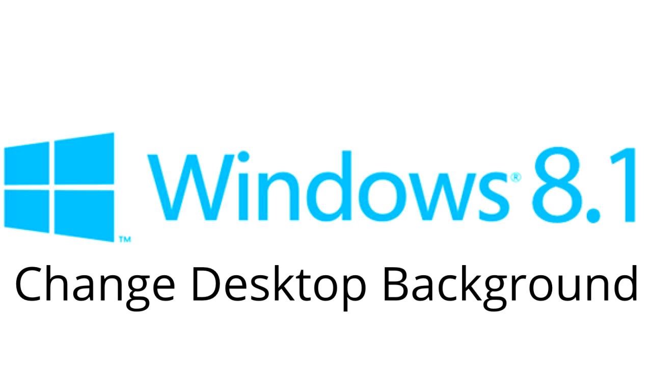 Change Desktop Background Windows 8